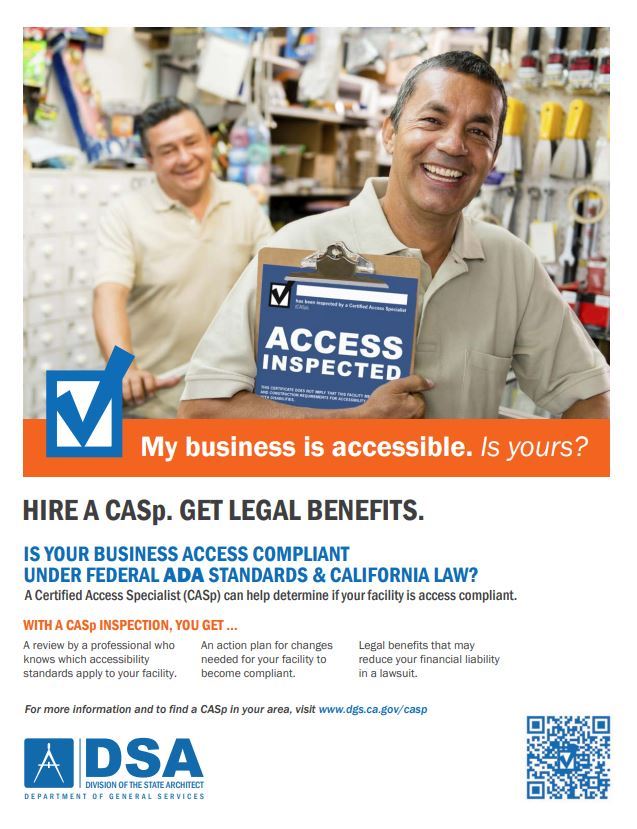 Division of the State Architect (DSA) Flyer