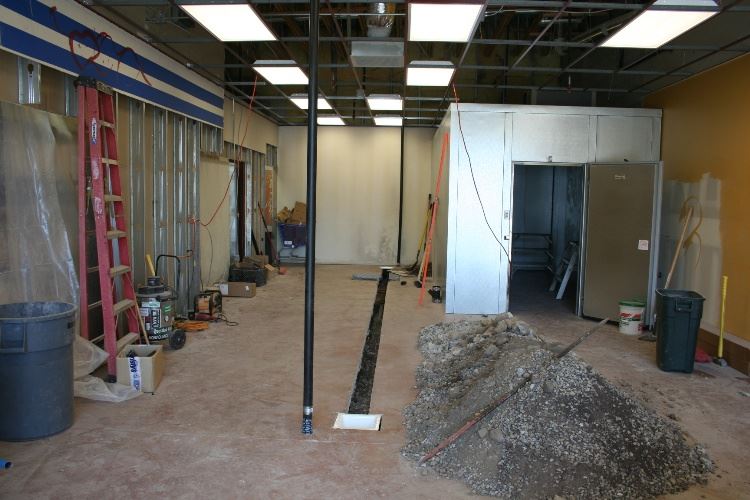 Construction Work Inside a Building